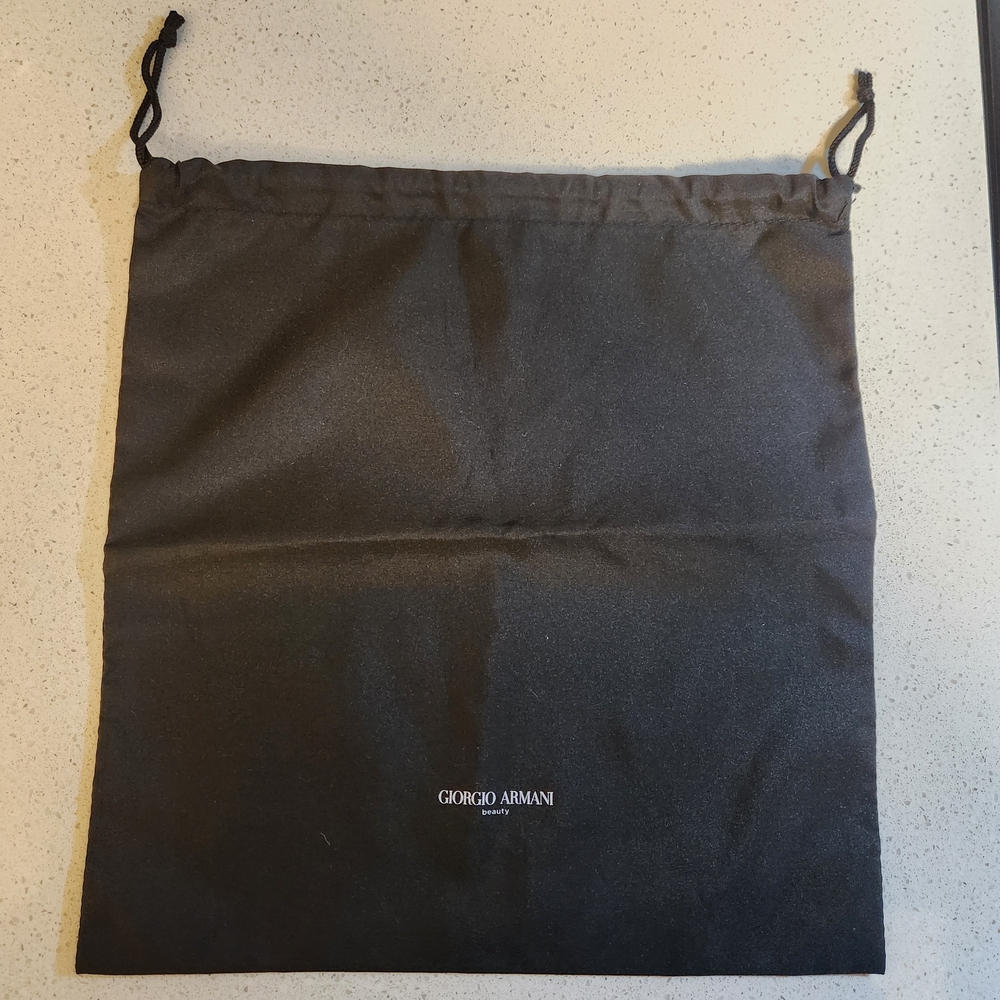 Giorgio Armani Black Drawstring Dust Bag